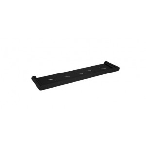 Esperia Matte Black Solid Brass Towel Shelf